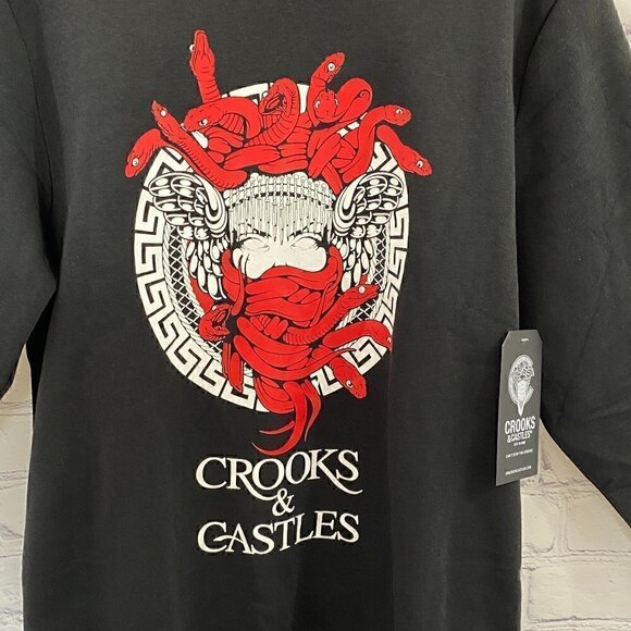 NWT Crooks & Castles Medusa Sweatshirt - Picture 3 of 10
